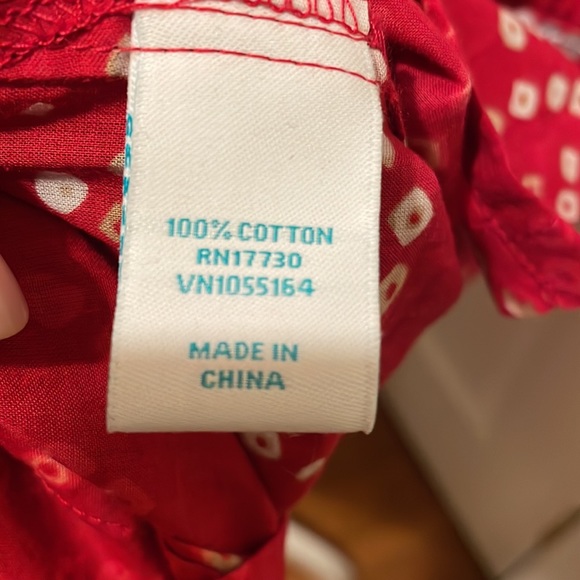 Calypso St. Barth for Target v-neck cotton tunic. EUC. Size 2X - Picture 7 of 8